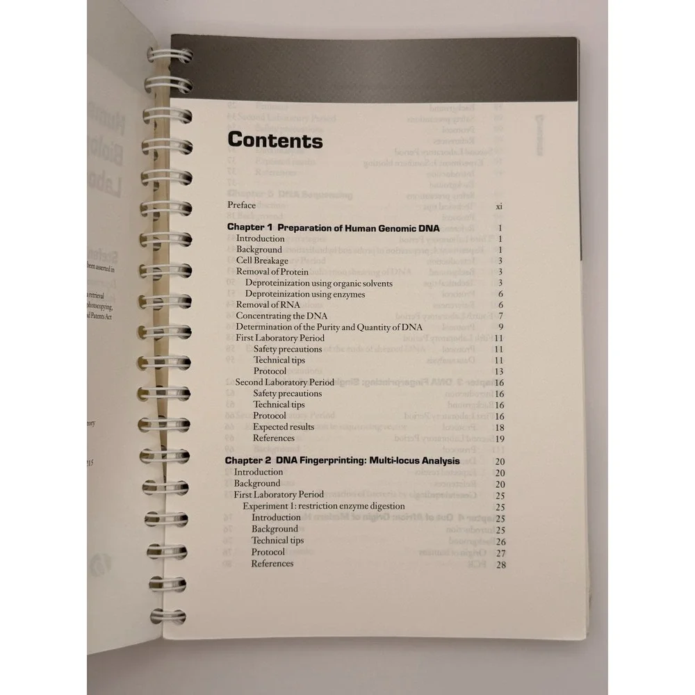 Human Molecular Biology Laboratory Manual Stefan Surzycki Spiral Bound 2003